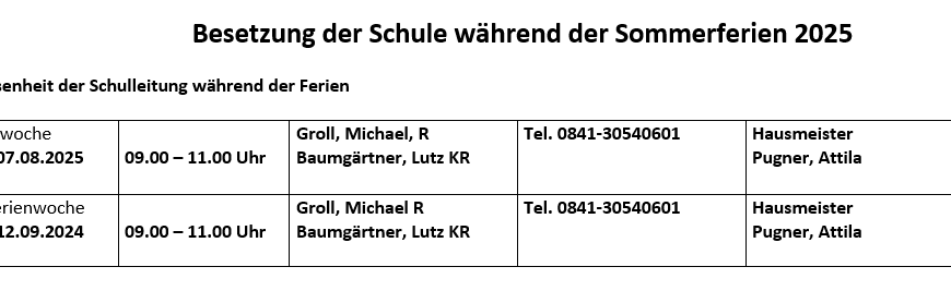 Besetzung der Schule während der…