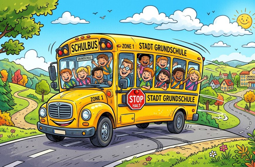 Busbeförderung zur Schule